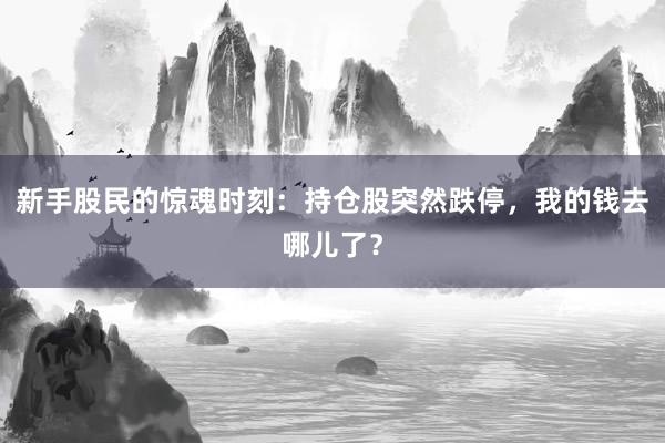 新手股民的惊魂时刻:持仓股突然跌停,我的钱去哪儿了?